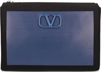 Valentino Garavani VLogo crossbodytas - Blauw