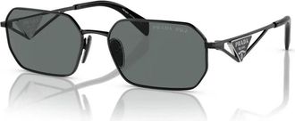 Prada Geometric Sunglasses with Polarized Lenses