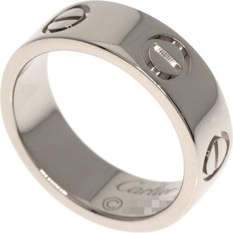 Cartier White Gold White Gold (18K) Band Ring (Pre-Owned)