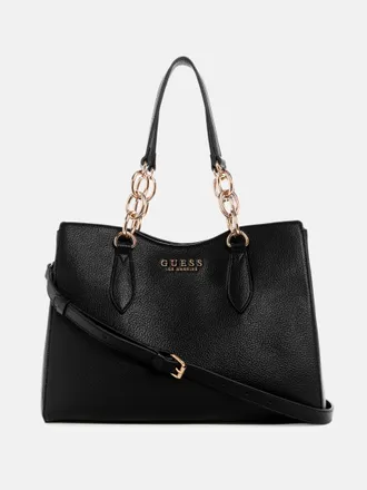 ショルダーバッグ・ポシェット Guess AVIS Saffiano Triangle Logo Satchel Bag HO1A3A08 Guess Satchels − Sale: up to −61% | Stylight