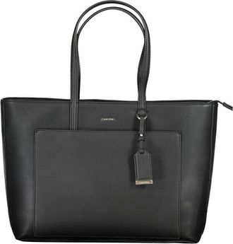 Calvin Klein Black Polyester Women Womens Handbag