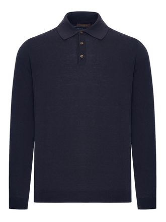 Zanone Slim Fit Cotton And Silk Polo Shirt
