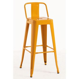 Regalos Miguel Regalos Miguel - Packs Taburetes Altos - Pack 6 Taburetes Torix Respaldo - Naranja Azafr&aacute;n