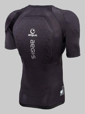 Amplified Aegi:S Waistcoat Pro Reg Rugprotector zwart