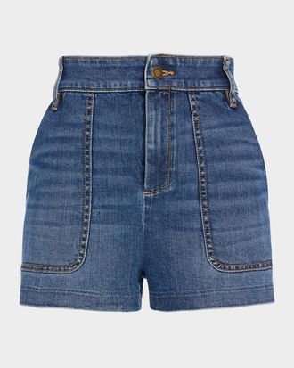 Ramy Brook Hilary Denim Shorts
