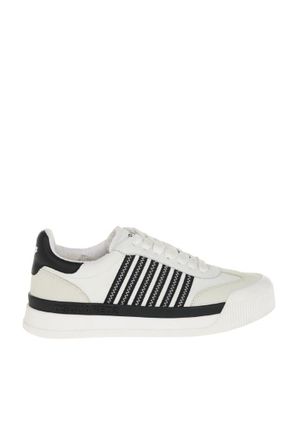 Dsquared2 BlackWhite Logo Jersey Sneakers