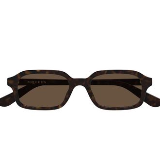 Alexander McQueen Alexander McQueen, Sunglasses, unisex, Brown, Size: 51 MM Am0558S Sunglasses