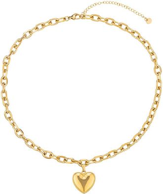 Eyecandy LA Eye Candy La Heart Pendant Necklace