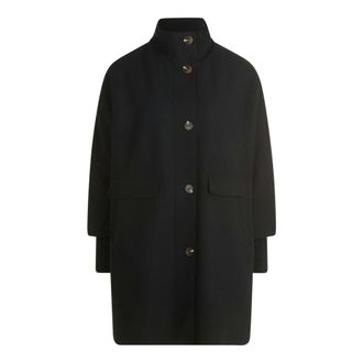 Betty Barclay Single-Breasted Coat - Dames - Mantel - Zwart - XL - Polyester - Jassen