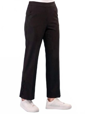 Insight Solid Scuba Pant In Black