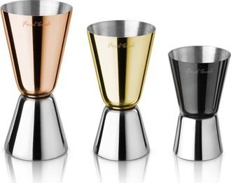 Final Touch Mixed Metal Jigger Set - Set of 3 in Multicolored at Nordstrom