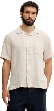 GANT Heren, Overhemden, Beige, Maat: 2XL Linnen
