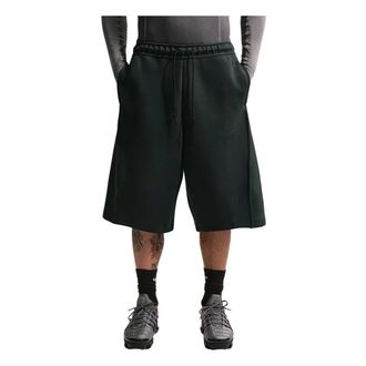 Nike Tech Fleece Shorts met oversized pasvorm - Heren - Sport - Zwart - Maat: L Fleece