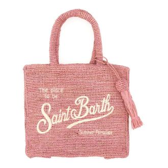 MC2 Saint Barth Tote Bags, female, Pink, Size: ONE SIZE Colette Raffia