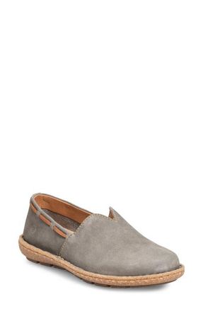 B&oslash;rn Naya Leather Loafer in Grey at Nordstrom, Size 8.5