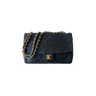 Chanel Pre-owned Fabric chanel-bags - Dames - Vintage Schoudertas - Zwart - ONE Size - Leer - Vintage