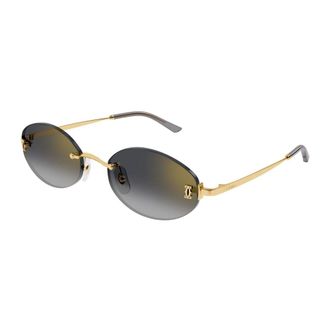 Cartier Sunglasses, female, Yellow, 55 MM, Sunglasses