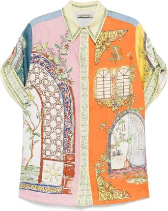 Alemais Camicia Monte - Arancione