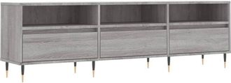 vidaXL Vidaxl - tv Cabinet Grey Sonoma 150x30x44.5 cm Engineered Wood