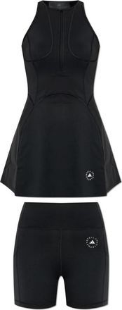 adidas by Stella McCartney Trainingsset: jurk en shorts - Dames - Trainingspakken - Zwart - XS - Fitness