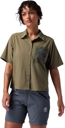 Backcountry Slickrock Short-Sleeve Button-Up Jersey - Womens in Kalamata at Nordstrom, Size Xx-Large