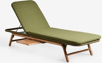 Sklum Tumbona Reclinable En Madera De Acacia Ikaria Sklum