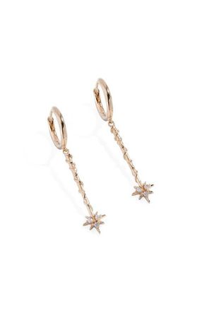 Alex and Ani Harry Potter Hermione Wand Hoop Earringss in Gold at Nordstrom
