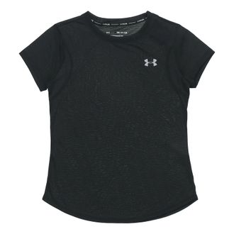 Under Armour (WMNS) Under Armour Streaker Running Sports Short Sleeve Black 1341520-001