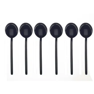 Mepra Due Spoons Set - 6 Pieces in Black Gold at Nordstrom
