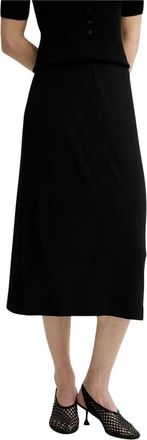 Day Birger Et Mikkelsen Leontine Midi Rok - Dames - Midirokken - Zwart - S - Leer - Rokken