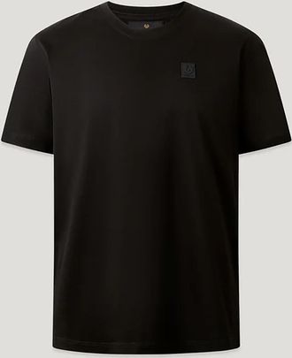 Belstaff Mens Steel T-Shirt in Black Cotton - Size X-Large