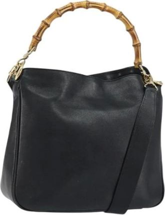 Gucci Pre-owned Shoulder Bags, female, Black, Size: ONE SIZE Pre-owned Vintage Shoulder Bag