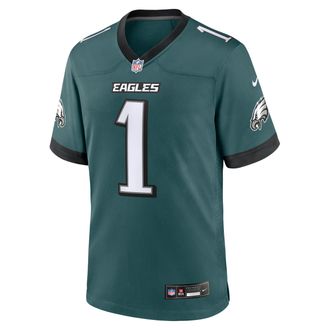 Nike Jalen Hurts Philadelphia Eagles Nike Mens NFL Game Jersey in Green | 67NM0G5W86F-CY0