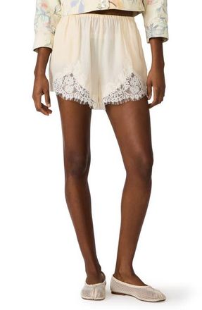 Steve Madden Daisee Lace Shorts in Birch White at Nordstrom, Size X-Small