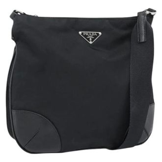 Prada Pre-owned Vintage Shoulder Bag - Dames - Pre-owned - Zwart - Maat: ONE Size Leer