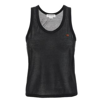 Victoria Beckham Mujer, Camisetas, Negro, Talla: L