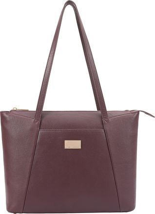 Paul Costelloe Womens Sahara Leather Shoulder Bag - Red - One Size