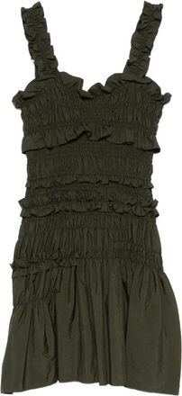 Cecilie Bahnsen Abito corto Oona - Verde