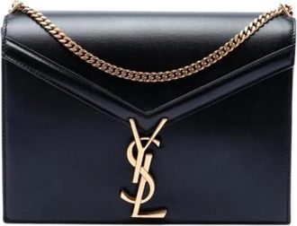 Saint Laurent Pre-owned Cassandra Schoudertas - Dames - Vintage Schoudertas - Zwart - ONE Size - Leer - Vintage