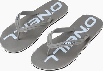 O'Neill Mens ONeill Mens Profile Logo Flip Flops - Grey/Grey - Size: 11