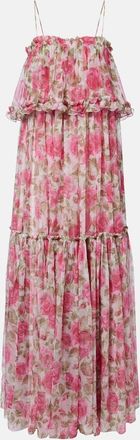 Chlo&eacute; Chlo&eacute; Floral silk georgette maxi dress