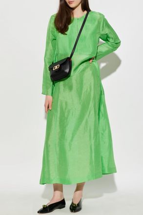 Tory Burch Long-sleeved Dress, Womens, Green