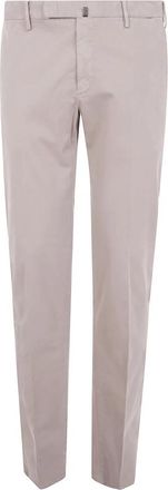 Incotex Slim Fit Chino Broek - Heren - Chinos - Beige - L - Katoen - Broeken