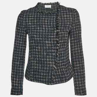 HUGO BOSS Boss By Hugo Boss Blue Tweed Jicara Jacket