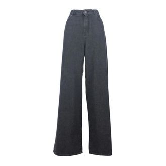 Max Mara Dames, Jeans, Zwart, Maat: XS Katoen
