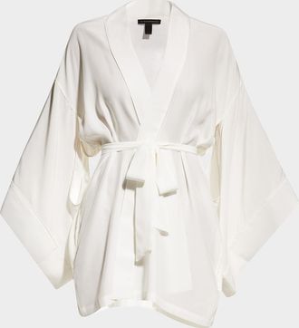 Kiki De Montparnasse Muse Silk Kimono Robe