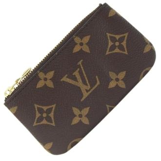 Louis Vuitton Vintage, unisex, Bruin, ONE Size, Pre-owned Canvas Portemonnee