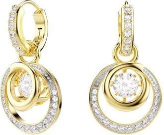 Swarovski Hyperbola Gold-Tone Plated Drop Earrings