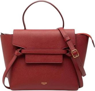 Celine Pre-owned Handbags, female, Red, Size: ONE SIZE Pre-owned Nano Belt Bag