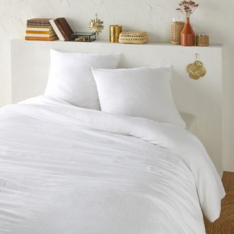 La Redoute Interieurs Bedset in gewassen microvezel, recycled polyester